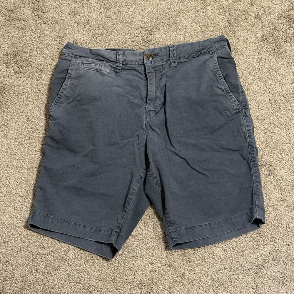 American Eagle Outfitters Next Level Flex Gray Chino Shorts Stretch 9in Men
